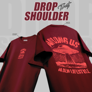 DROP SHOULDER TEE (ALIEN )